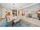 Elegant dining area connected to the living room at 413 Valletta Ct, Punta Gorda, FL 33950