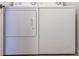 Efficient laundry area featuring a functional washer and dryer setup for convenience at 93 Vivante Blvd # 9323, Punta Gorda, FL 33950