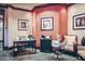 Inviting reception area with modern decor, warm colors and comfortable seating, enhancing the community's appeal at 93 Vivante Blvd # 9323, Punta Gorda, FL 33950