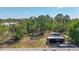 View of the backyard with a trailer or boat parking at 11401 2Nd Ave, Punta Gorda, FL 33955