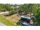 The backyard has space for parking a trailer or boat at 11401 2Nd Ave, Punta Gorda, FL 33955