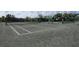 View of outdoor tennis court with green surface at 13056 N Marsh Dr, Port Charlotte, FL 33953