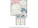 Floor plan showing layout of main floor, including kitchen, bedrooms, living room and bathrooms at 14049 Black Beauty Dr # 721, Punta Gorda, FL 33955