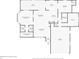 A detailed floor plan showcases the layout of the home, including room dimensions and spatial relationships at 149 Sportsman Rd, Rotonda West, FL 33947