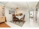 Bright dining area with tile flooring and room for seating at 22375 Edgewater Dr # 149, Punta Gorda, FL 33980
