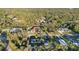 An aerial view of a neighborhood featuring beautiful houses and a lot of trees at 267 Camrose St, Port Charlotte, FL 33954