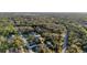 An aerial view of a neighborhood featuring beautiful houses and a lot of trees at 267 Camrose St, Port Charlotte, FL 33954