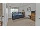 Cozy bedroom with carpet, a ceiling fan, and a tranquil atmosphere at 3322 Purple Martin Dr # 127, Punta Gorda, FL 33950