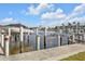 Community boat dock with boat lifts and boat slips for lease or purchase at 3322 Purple Martin Dr # 127, Punta Gorda, FL 33950