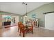 Dining room with sliding glass doors to outdoor patio and view at 380 Concordia St, Punta Gorda, FL 33983