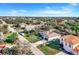 Neighborhood aerial view displaying the house's location in a lush, green community at 14319 Allensworth Ave, Port Charlotte, FL 33981