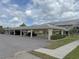 Convenient covered parking area with ample space for residents and visitors, nestled within a landscaped setting at 220 Coldeway Dr # 123, Punta Gorda, FL 33950
