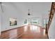 Spacious living room features vaulted ceiling and large windows at 23240 Fullerton Ave, Punta Gorda, FL 33980
