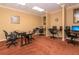 Community computer room featuring multiple computers for residents use at 24321 Kintail Ct, Punta Gorda, FL 33980
