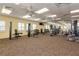 Fully equipped gym with modern exercise equipment for a complete workout at 24321 Kintail Ct, Punta Gorda, FL 33980