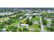 Aerial view of property with mature trees at 535 Milus St, Punta Gorda, FL 33950