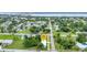 Aerial view of the property showing proximity to the bay at 535 Milus St, Punta Gorda, FL 33950