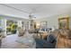 Comfortable living room with stylish furniture and bright light at 601 Shreve St # 62A, Punta Gorda, FL 33950