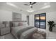 Serene main bedroom with a king-sized bed, soft lighting, and access to the pool area at 9493 St Paul Dr, Port Charlotte, FL 33981