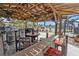 Outdoor bar with canal views, perfect for hosting summer barbecues and social gatherings at 155 Francis Ne Dr, Port Charlotte, FL 33952