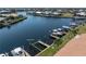 Scenic waterfront view showcasing dock access and a serene canal setting for boating enthusiasts at 2645 W Marion Ave # 114, Punta Gorda, FL 33950