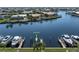 Scenic waterfront view showcasing dock access and a serene canal setting for boating enthusiasts at 2645 W Marion Ave # 114, Punta Gorda, FL 33950