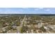 An expansive aerial view of a residential community featuring tree-lined streets and neatly arranged homes under a bright, sunny sky at 3956 Fairchild Ave, North Port, FL 34287