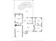 Detailed floor plan showcasing layout of rooms, including bedrooms, kitchen, living area, and outdoor pool with porch dimensions at 3956 Fairchild Ave, North Port, FL 34287