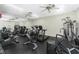 Community gym offering treadmills, bikes, weights and machines in a spacious environment with mirrored walls at 10300 Tarpon Landings Ter # 4, Placida, FL 33946