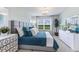 Cozy bedroom with a large window, plush bedding, and stylish bedside tables for comfortable living at 12141 Karney Ave, Port Charlotte, FL 33981