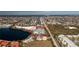 Aerial view of building and surrounding area with a circle around the building at 2001 Bal Harbor Blvd # 2202, Punta Gorda, FL 33950