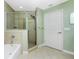 Shower and tub area in bathroom with glass door at 2001 Bal Harbor Blvd # 2202, Punta Gorda, FL 33950