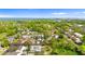Residential neighborhood near a lake, with lush greenery and a distant view of the city at 2027 59Th N St, Clearwater, FL 33760