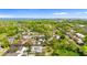Residential neighborhood near a lake, with lush greenery and a distant view of the city at 2027 59Th N St, Clearwater, FL 33760