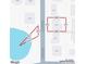 Parcel map outlining the dimensions of the lot at 2027 59Th N St, Clearwater, FL 33760