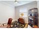 Cozy home office with ample storage and natural light at 2436 Arugula Dr, North Port, FL 34289
