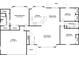 Detailed floor plan showcasing the layout of this home's bedrooms, kitchen, bathrooms, and garage at 27250 Salta Dr, Punta Gorda, FL 33983