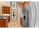Modern kitchen boasts stainless steel appliances and granite countertops, perfect for cooking at 3812 Carupano Ct, Punta Gorda, FL 33950