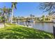 Relaxing waterfront view with a private dock and space to dock your boat at 3812 Carupano Ct, Punta Gorda, FL 33950