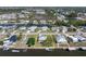 Aerial view of waterfront home with canal access and the perfect location at 721 Dania Ct, Punta Gorda, FL 33950