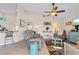 Spacious living room offers comfortable seating, stylish decor, and an open layout at 721 Dania Ct, Punta Gorda, FL 33950