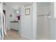 Bathroom features a clean, bright shower and vanity with ample storage space at 121 Long Meadow Ln, Rotonda West, FL 33947