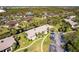 Community aerial view featuring beautiful landscaping, parking and more at 1515 Forrest Nelson Blvd # L204, Port Charlotte, FL 33952