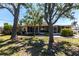 Charming single-story home featuring a screened-in lanai and mature trees in a sunny yard at 1516 Saint Clair Rd, Englewood, FL 34223
