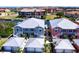 Aerial view displays a waterfront community and well-manicured lawns at 2002 Bal Harbor Blvd # 1022, Punta Gorda, FL 33950