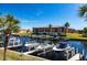 Waterfront view features a private boat dock perfect for boaters at 2002 Bal Harbor Blvd # 1022, Punta Gorda, FL 33950