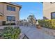 Outdoor patio area with seating, plants, and a view of the water at 240 Lewis Cir # 28, Punta Gorda, FL 33950