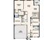 Detailed floor plan showcasing the layout of the home, including bedrooms, bathrooms, kitchen, great room, and garage at 4700 Knollwood Dr, Punta Gorda, FL 33982