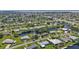 Aerial view of a neighborhood with canal access at 131 Buckeye Nw Ave, Port Charlotte, FL 33952