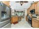 Well-equipped kitchen with granite countertops, stainless steel appliances, and ample cabinet space at 21 Manizaks Ave, Punta Gorda, FL 33983